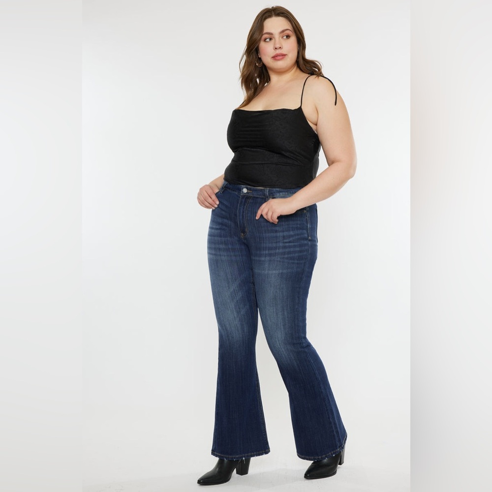 Kancan Natti Mid Rise Flare Jeans size XL